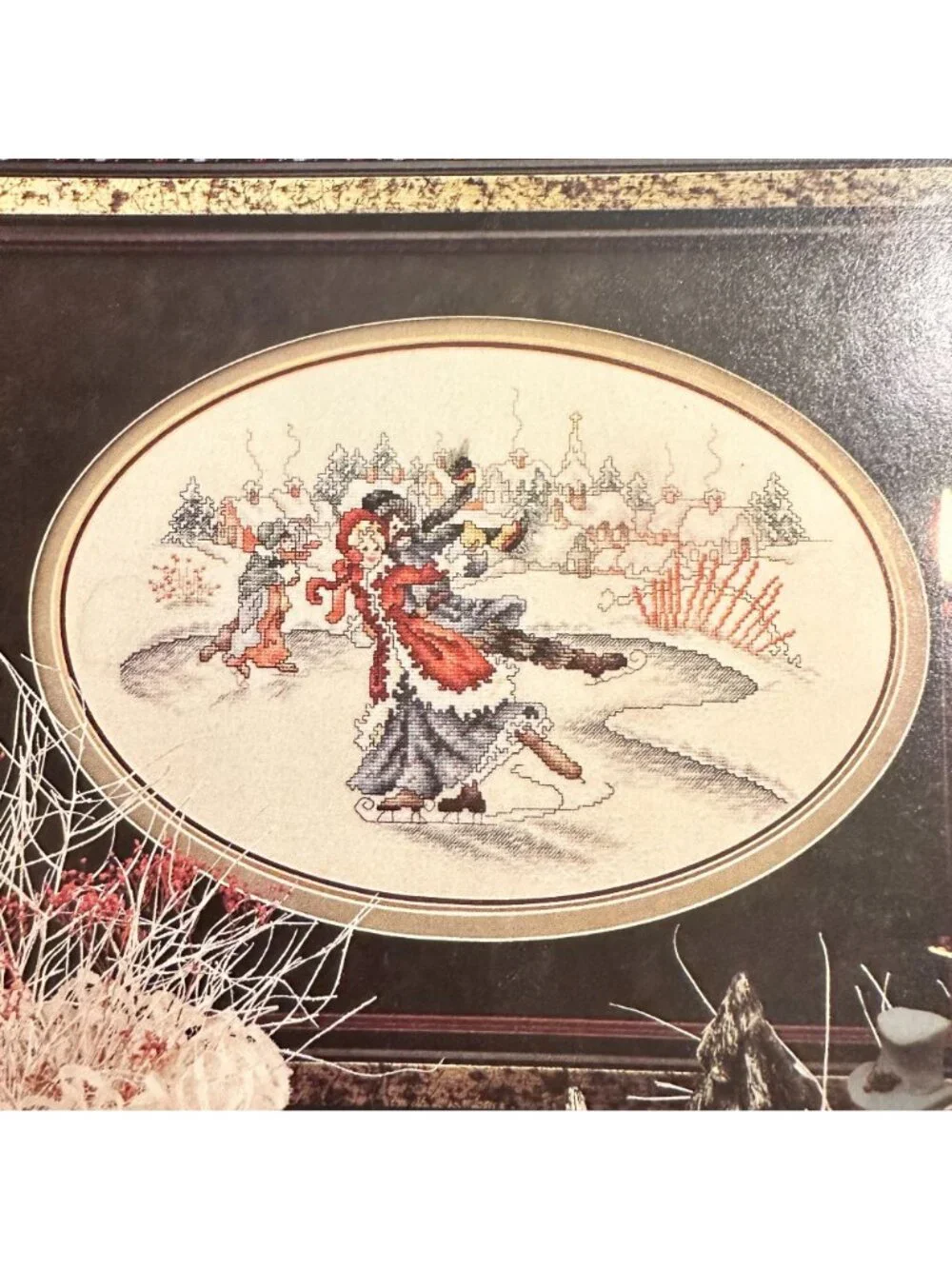 Stoney Creek Collection Cross-Stitch Magazine Nov/Dec 1990 Winter Holiday Design
